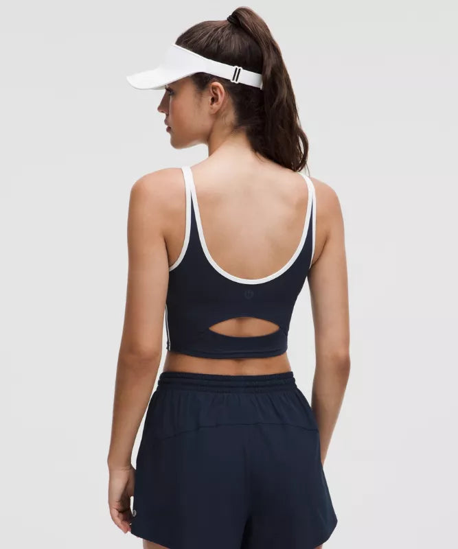 Débardeur de tennis à découpe et encolure dégagée Maintien moyen, bonnets B/C