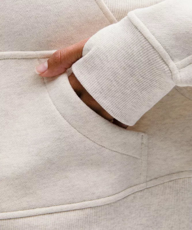 Sweat à capuche Scuba Oversized demi-zippé