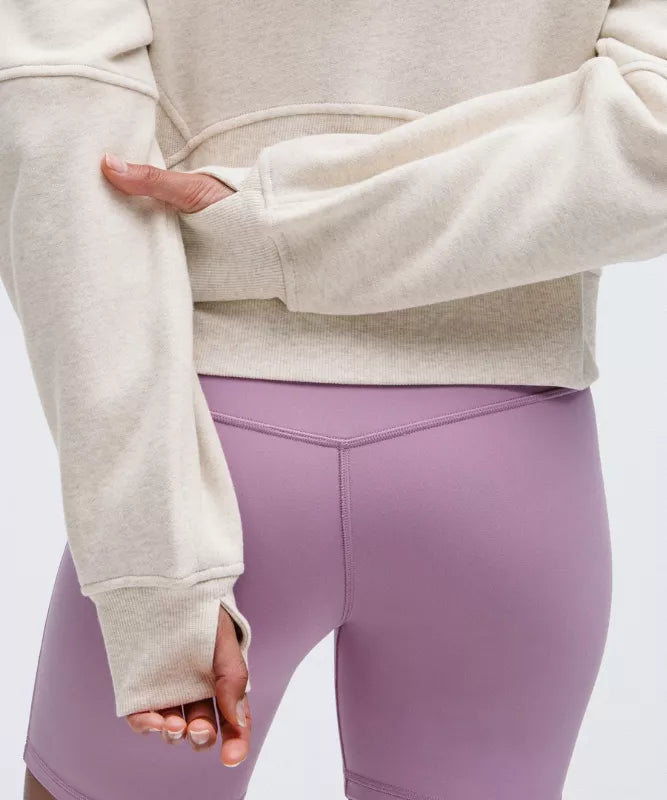 Sweat à capuche Scuba Oversized demi-zippé